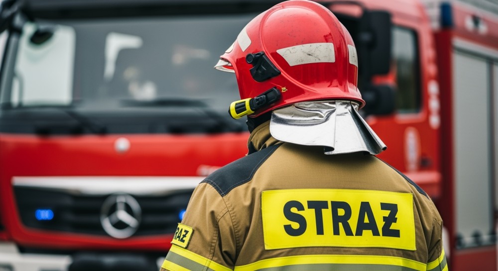 Siewierz w centrum uwagi: pożar, kolizja i świąteczny jarmark z udziałem strażaków