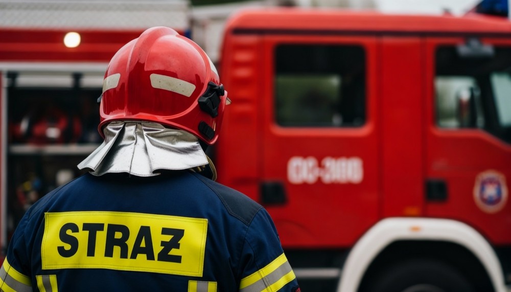 Nowi strażacy w Będzinie złożyli ślubowanie i otrzymali awanse służbowe