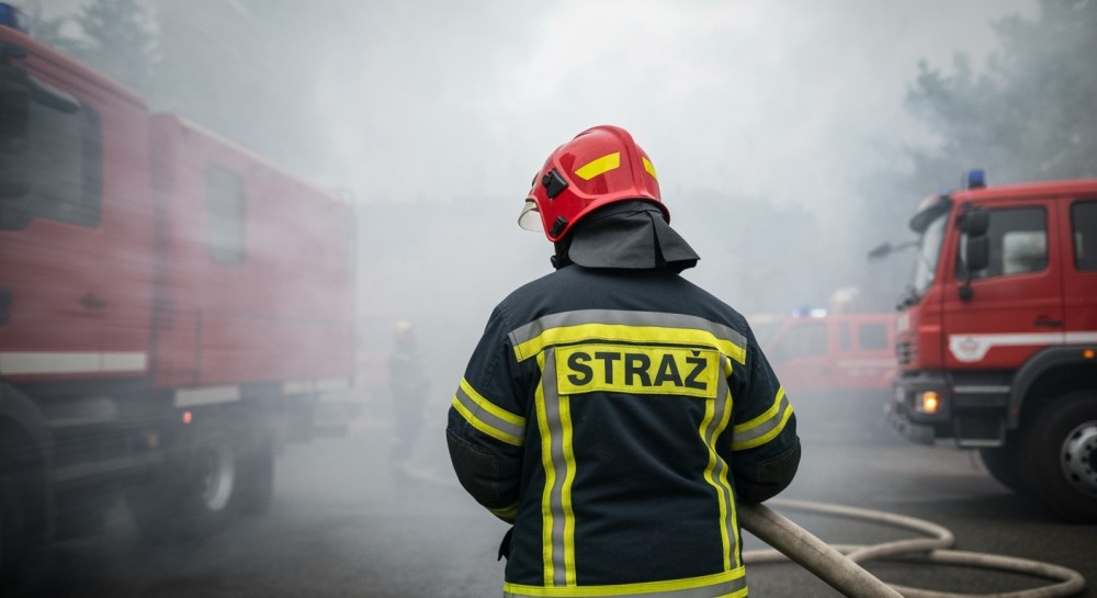 Pożar tężni w Czeladzi opanowany: trwa śledztwo w sprawie podpalenia