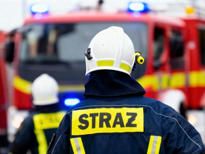 Strażacy z Żychcic edukują przedszkolaków w Wojkowicach