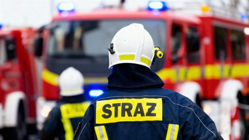 Strażacy z Żychcic edukują przedszkolaków w Wojkowicach
