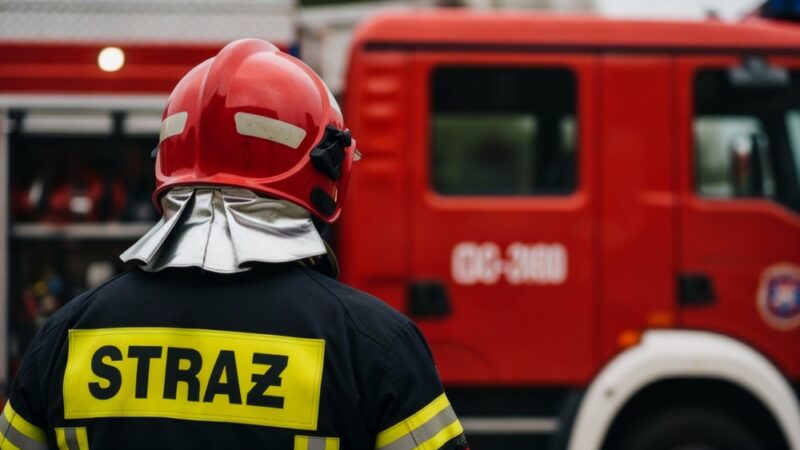 Młodzieżowi strażacy doskonalą umiejętności w Wojkowicach Kościelnych
