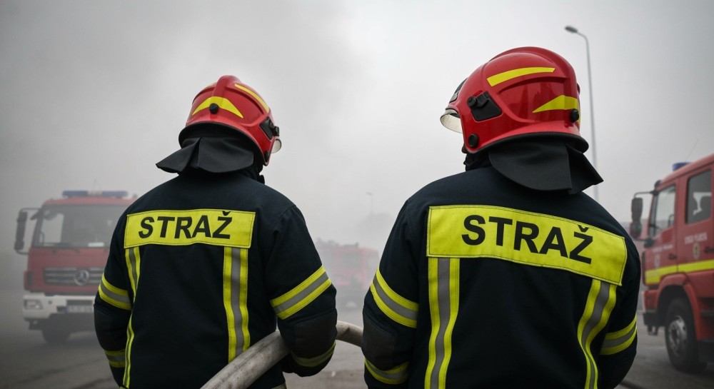 Pożar w Rogoźniku i heroiczna walka o życie mężczyzny
