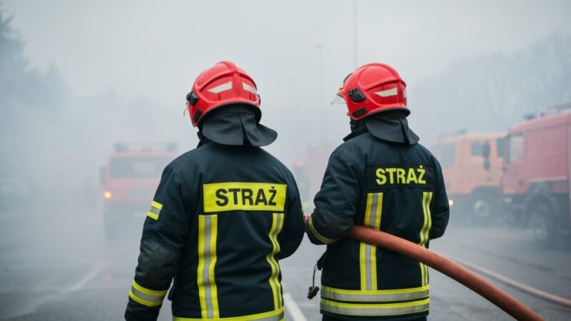Strażacy z Łagiszy w akcji: 60. wyjazd do pożaru na prywatnej posesji