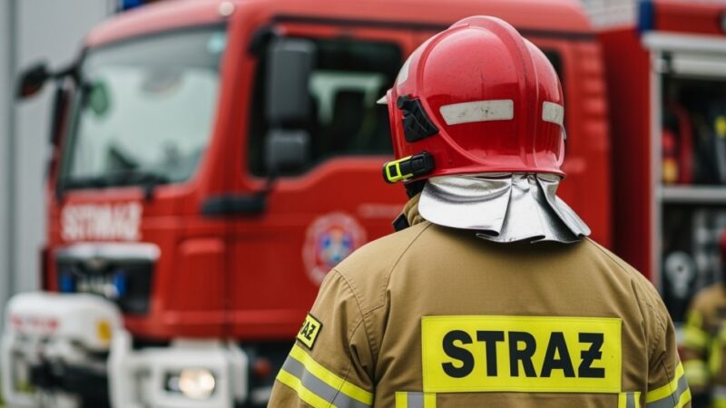 Strażacy z Wojkowic w akcji: walka z żywiołem dla bezpieczeństwa mieszkańców